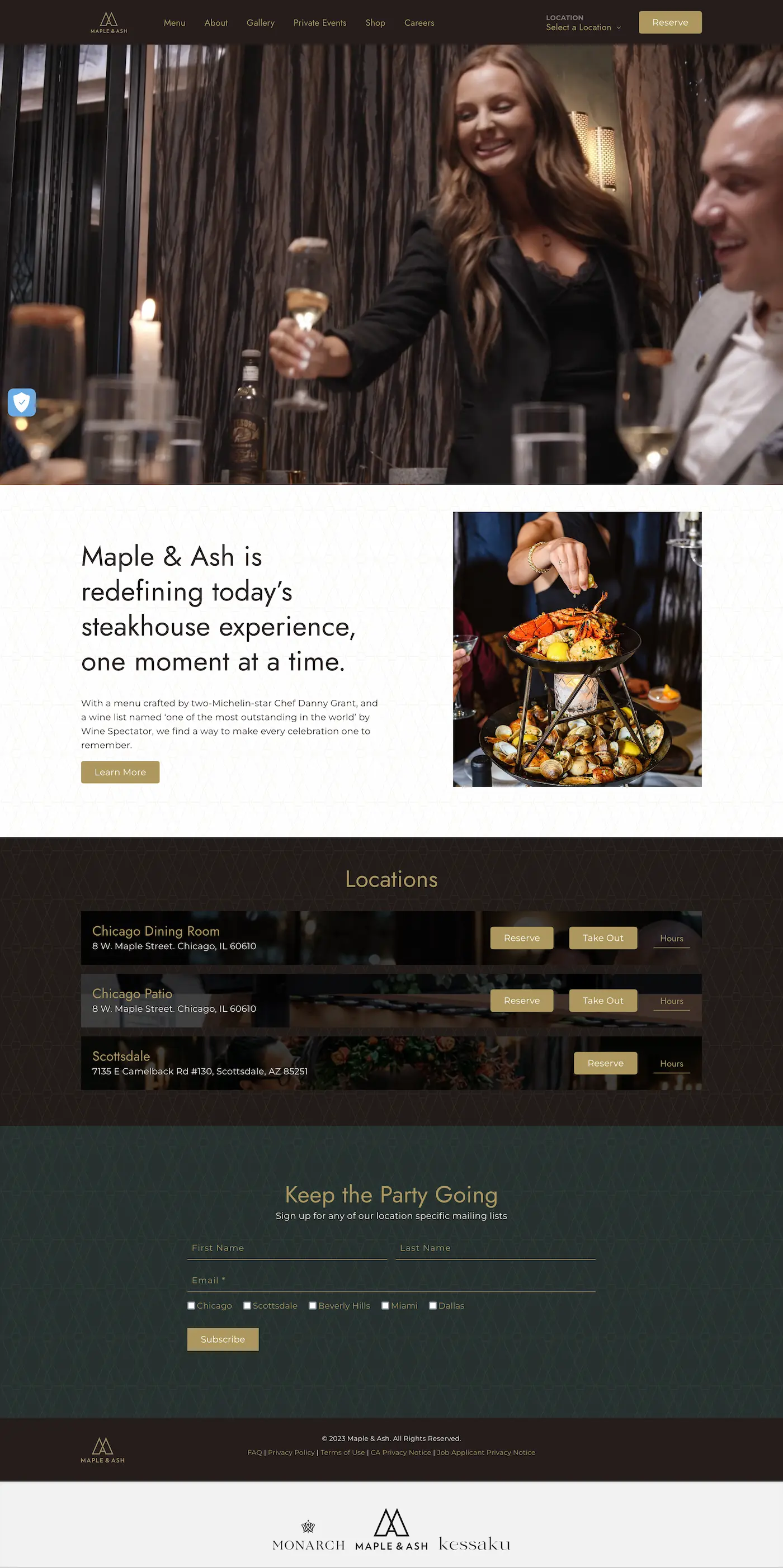 Maple & Ash Homepage